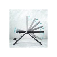 Banca multifunctionala fitness, reglabila, negru,Feel Fit, FF035